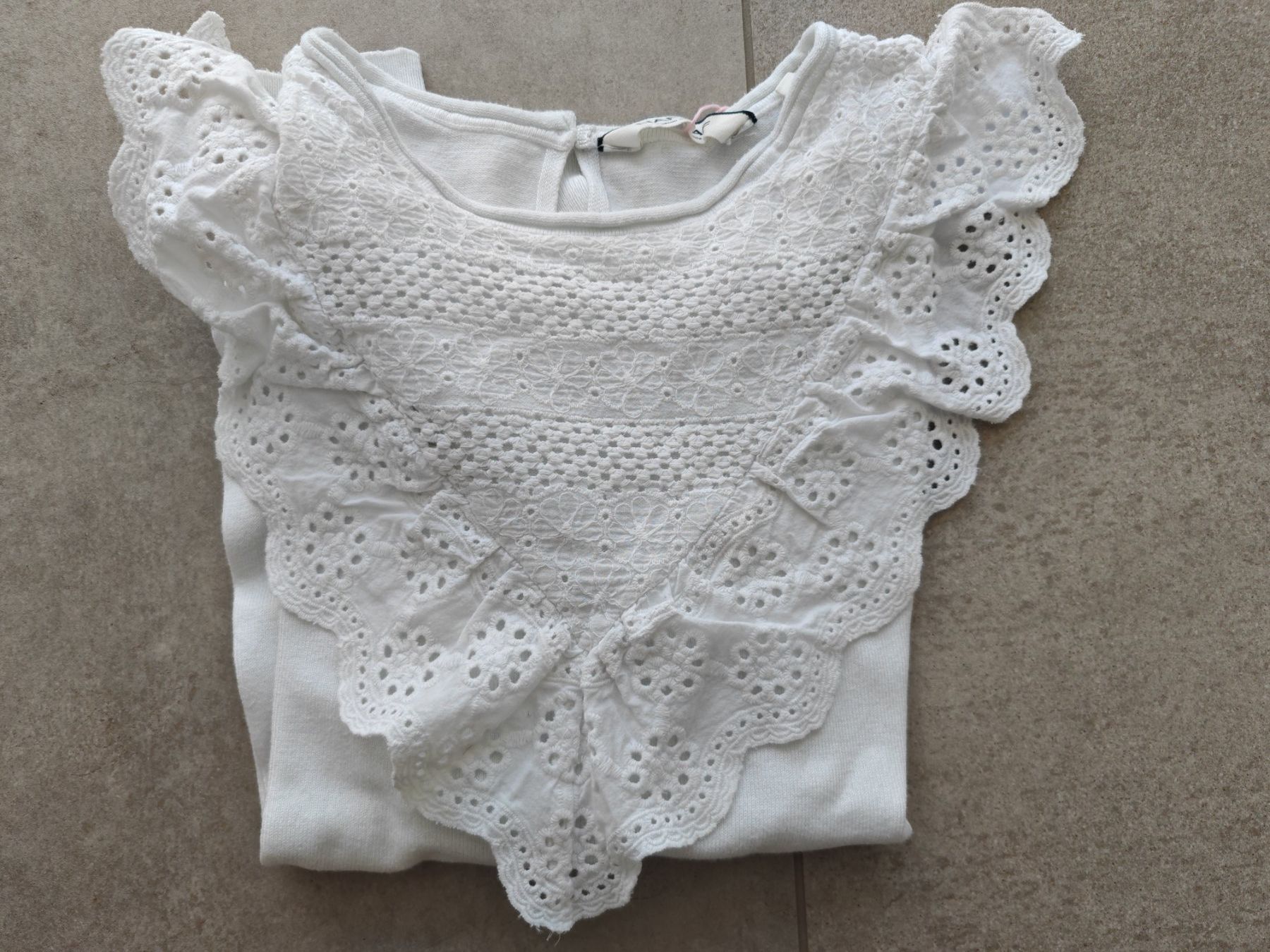 Nafnaf Maglioni & Felpe: Pull Blanc Dentelle Naf Naf taille S – Usato da Longirod venduto da ali_nsd5 1