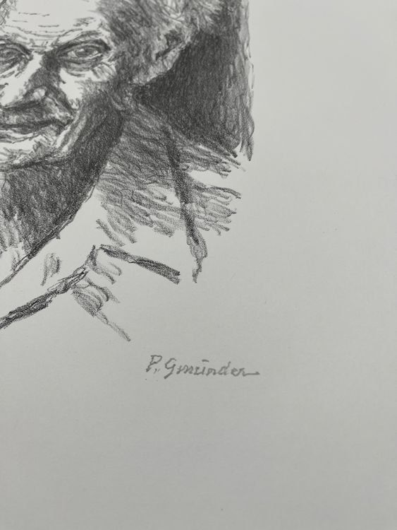 Grafiken & Lithographien: PAUL GMÜNDER LITHOGRAPHIE SIGNIERT NUMMERIERT – Gebraucht aus Gersau von grafik-kunst 2