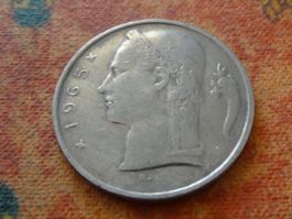 BELGIQUE  5  Francs  1965