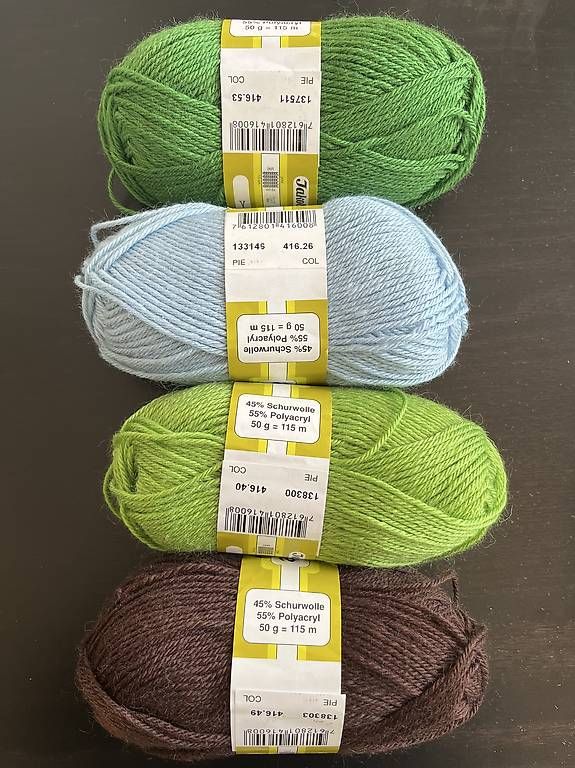 Wolle: Strickgarn in vier Farben - Bernetta Melanie – Gebraucht aus Thun von Chrigae 2