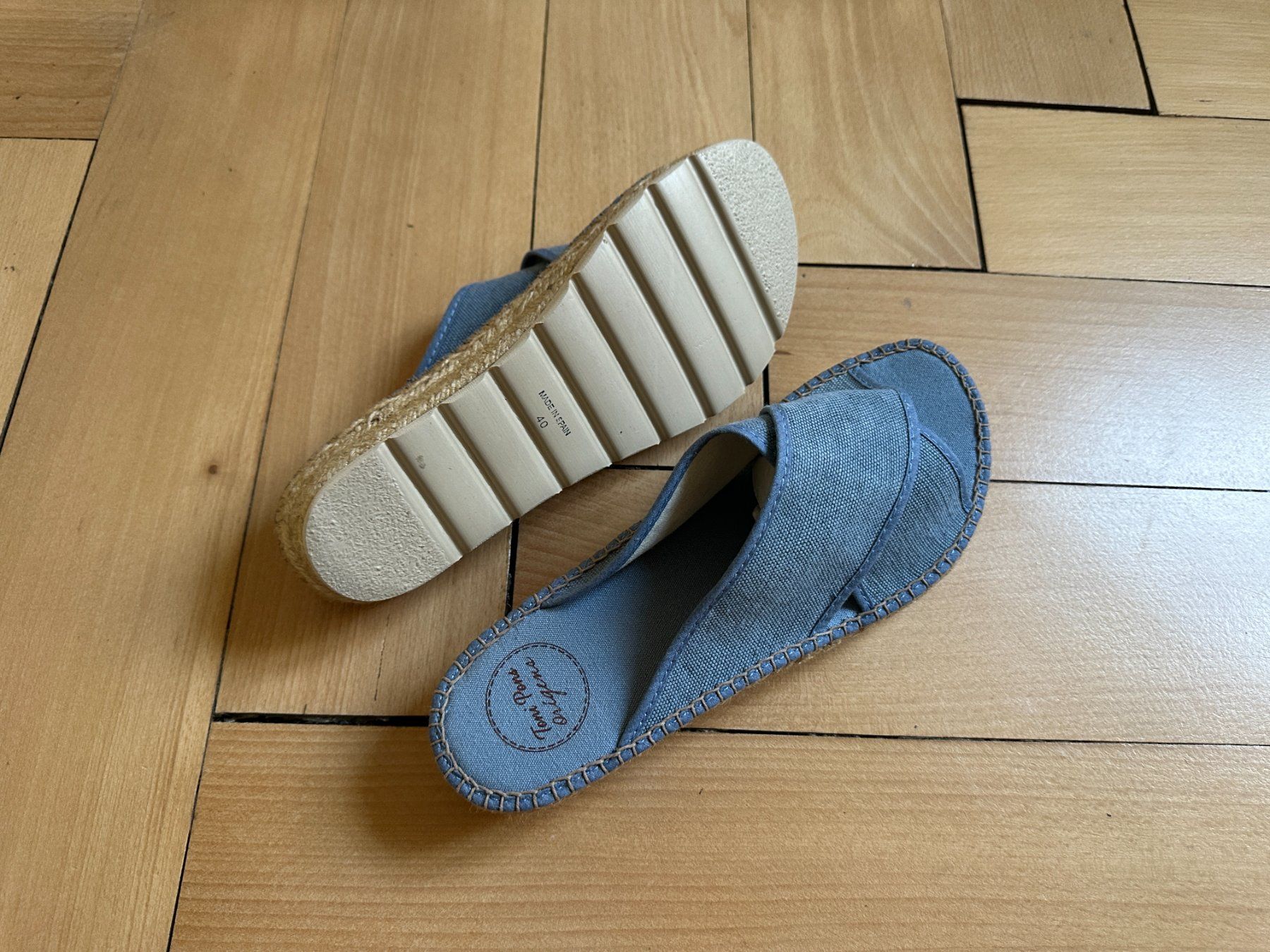Damenschuhe: TONI PONS - Espadrilles Sandale hellblau 40 – Neu (gemäss Beschreibung) aus Zürich von Diazaio 3