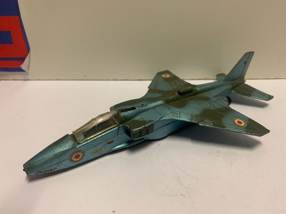 Dinky Toys Sepecat Jaguar R.A.F. Jet Fighter Complete. Does Not Eject