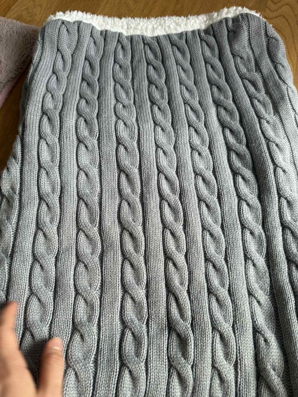Coperte: für baby  Strickmuster, hellgrau, 150 cm lang – Usato da Riehen venduto da edu_92w7 4