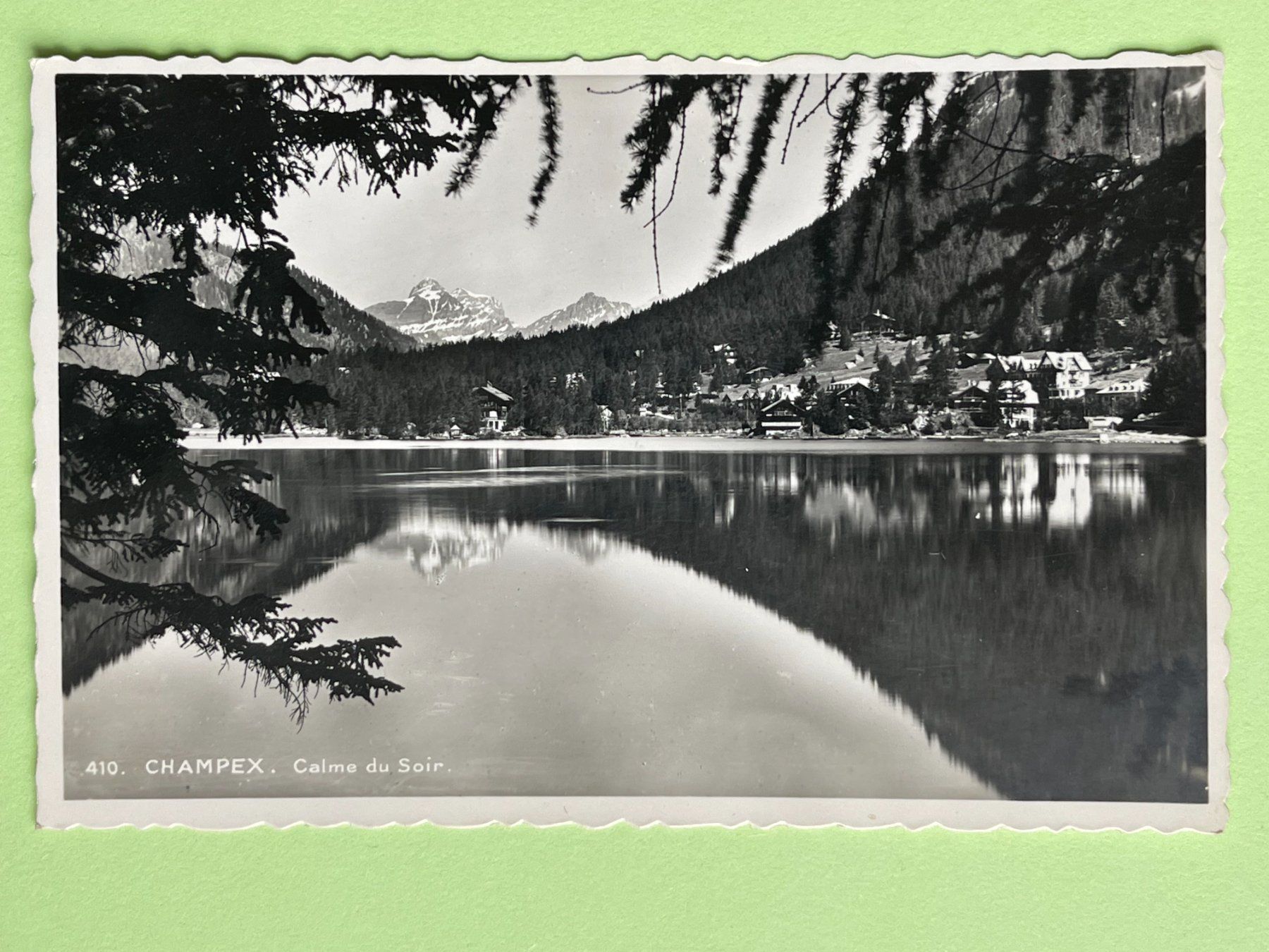 Cartoline postali: Champex, Calme du Soir - 1939 – Usato da Steg VS venduto da danwer74