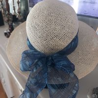 Cooler Sommerhut m. Brosche