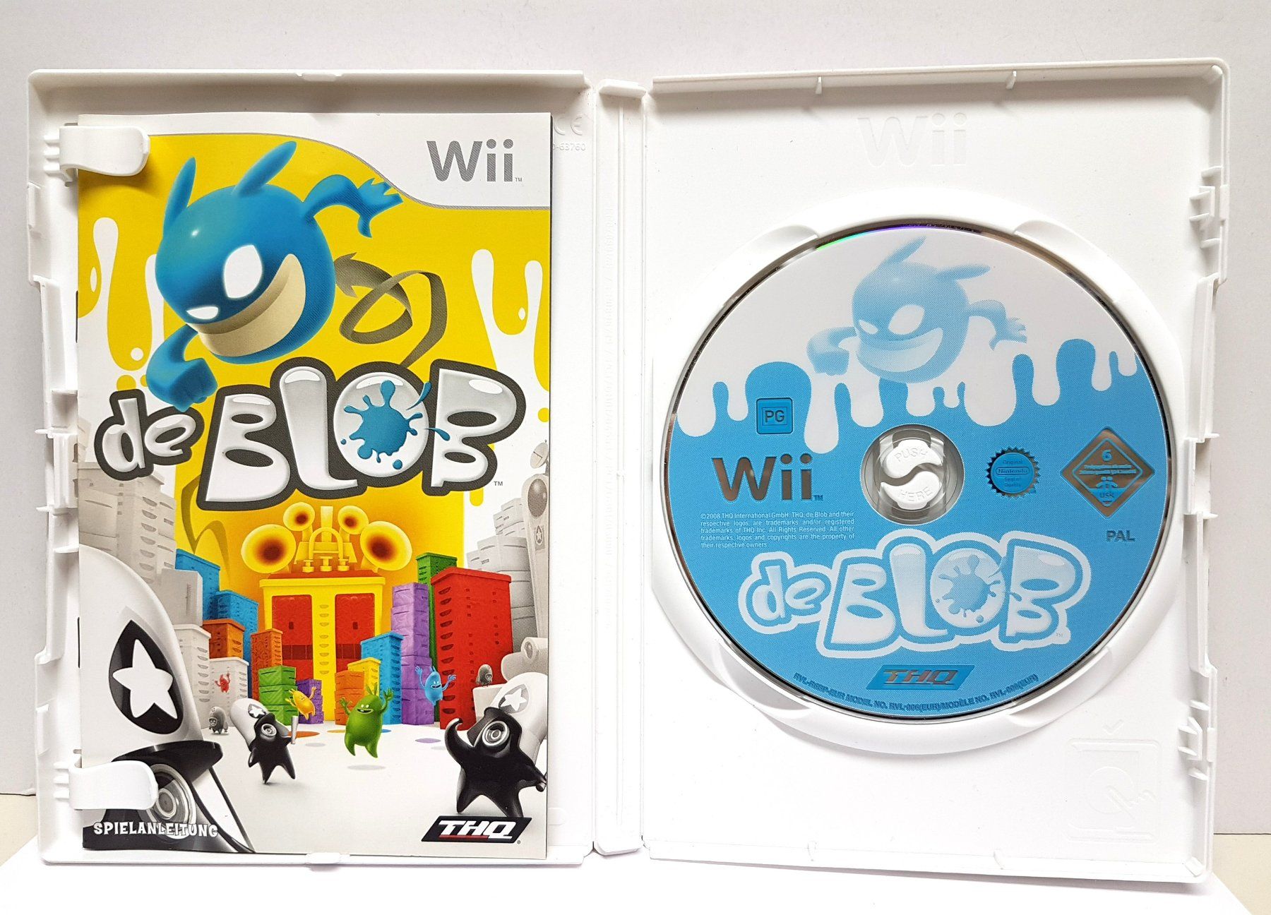Nintendo Giochi: De Blob Rette die Welt mit Farben  Wii – Usato da Schüpfheim venduto da Games_Spielkonsolen 1