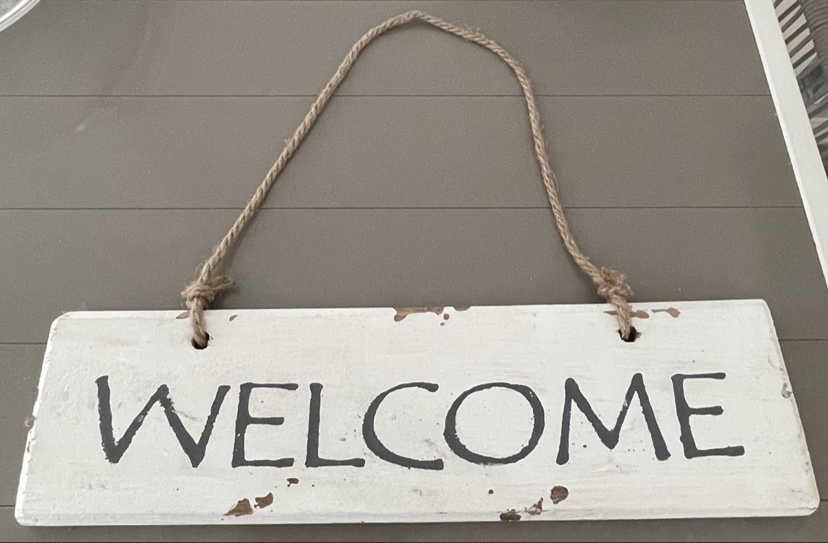 Alle Dekorationen: Plaque de bienvenue en bois – Gebraucht aus Fribourg von Obiwan22