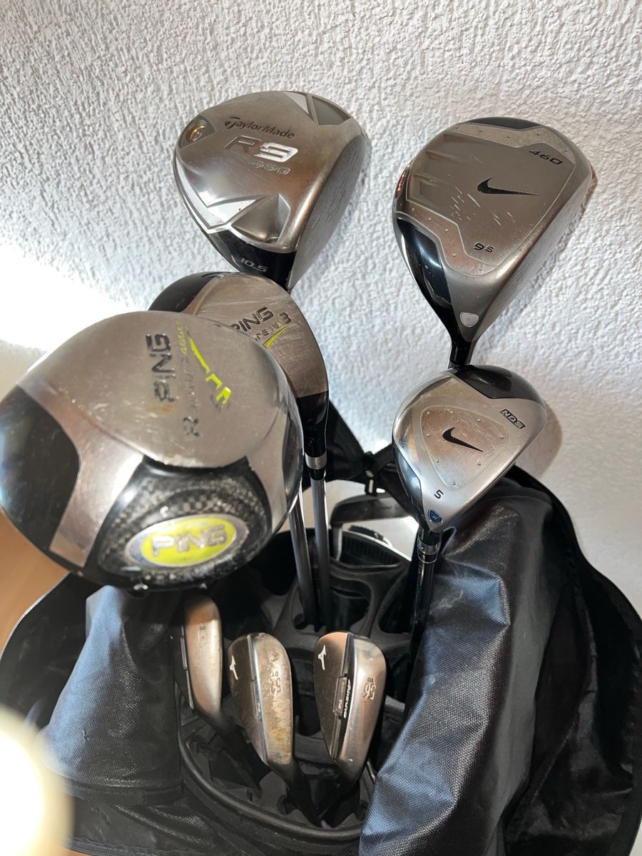 Mazze & Set: Golftasche mit Schlägern – Usato da Grosswangen venduto da Second_hand_paradise 1