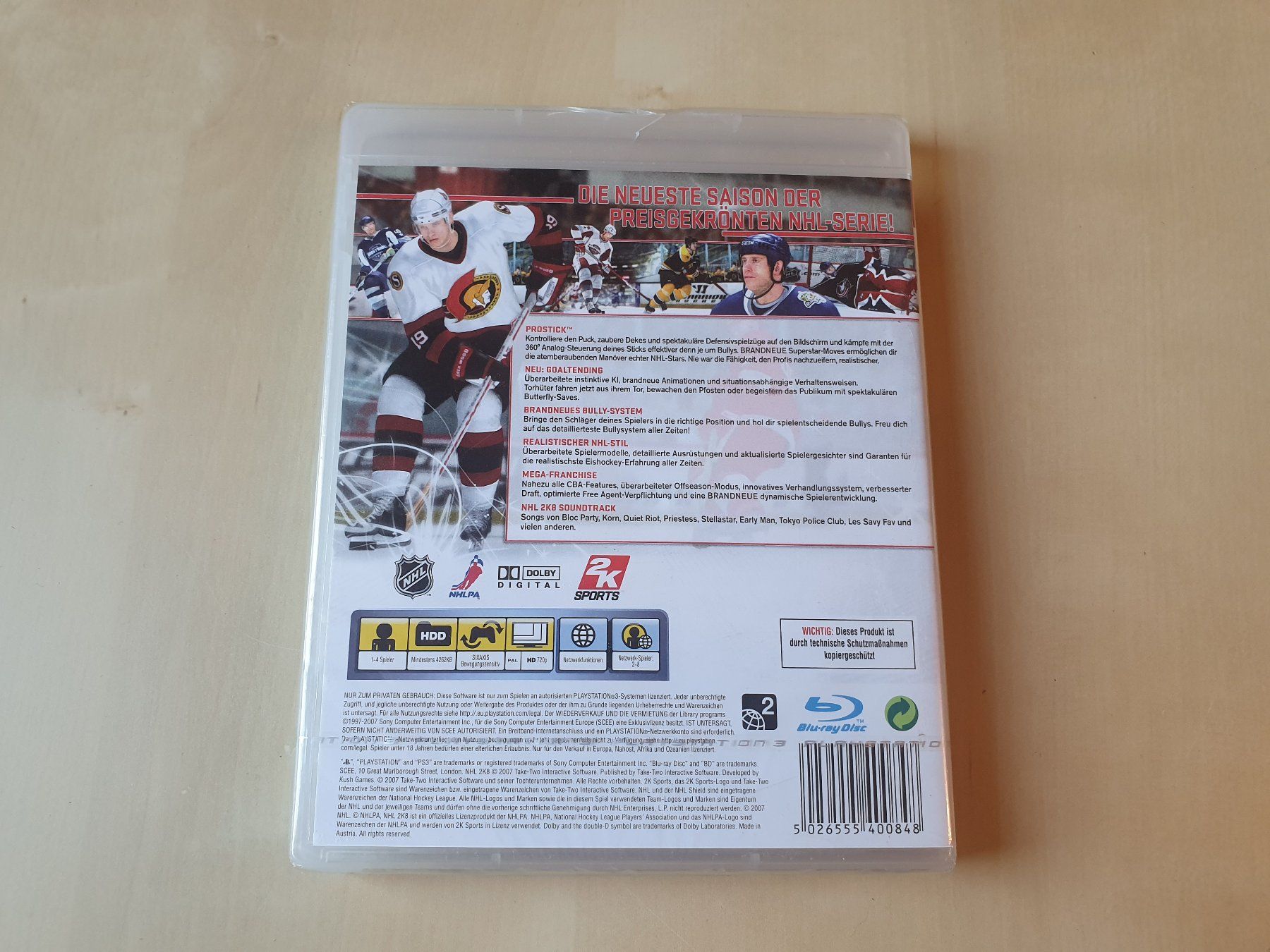 Sony Giochi: NHL 2K8 neu und ovp – Nuovo e nell'imballaggio originale da Stansstad venduto da collectorsshop 1