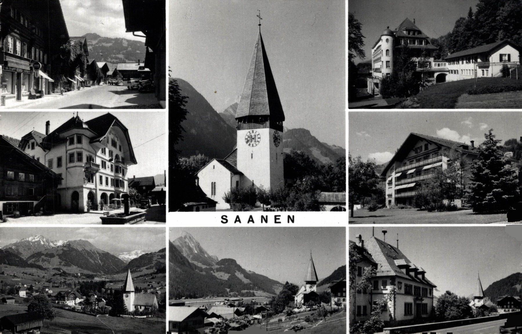 Ansichtskarten: Saanen – Gebraucht aus Bronschhofen von Astore