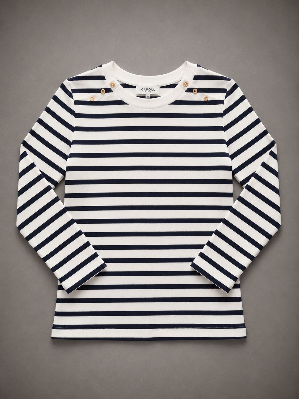 Caroll Pullover & Sweatshirts: Caroll Paris Marinière coton rayée bleu T.M – Gebraucht aus Le Locle von sAm_2112
