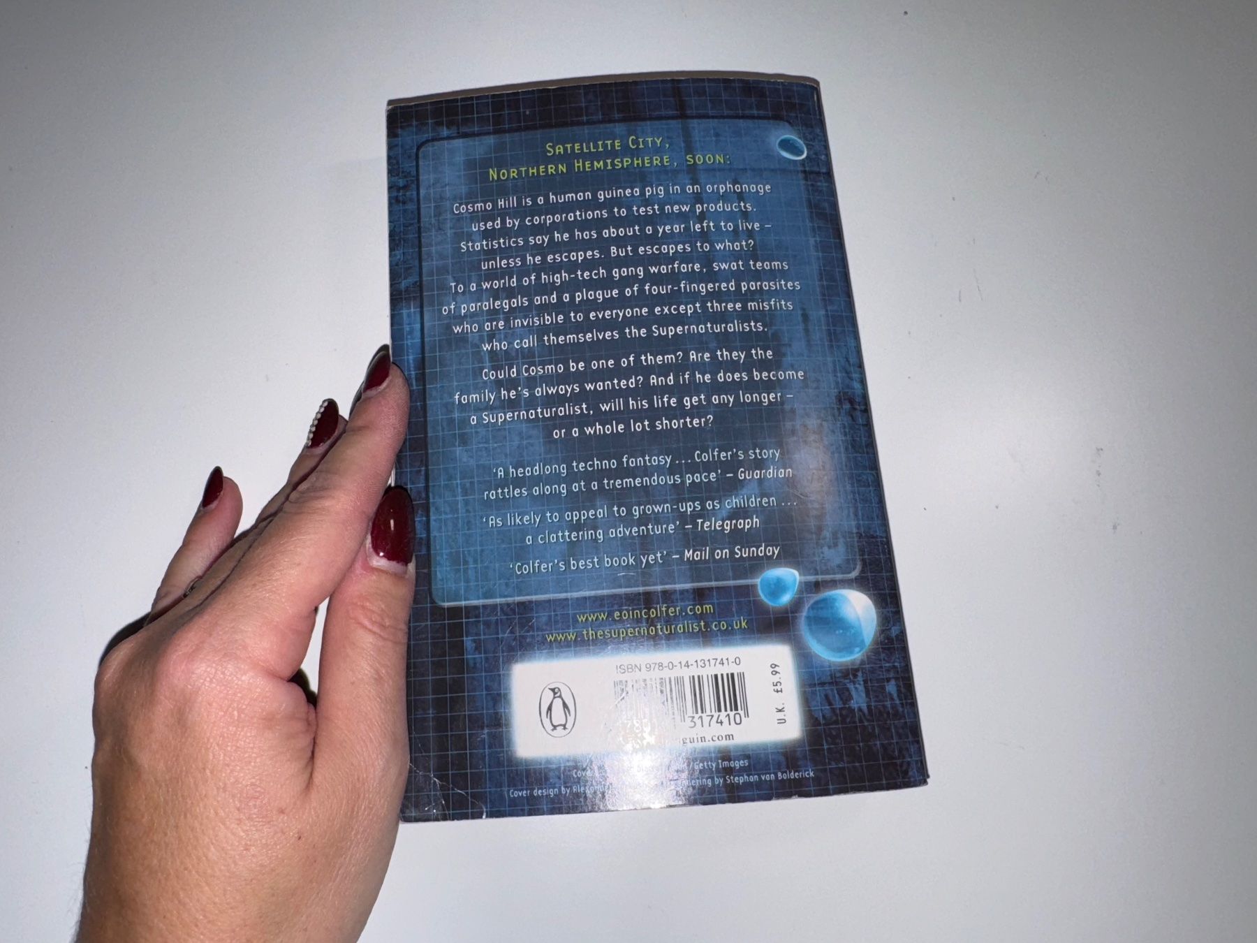 Libri: NOVEL: Eoin Colfer, The supernaturalist – Usato da Grosswangen venduto da English_books 9