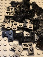 Lego 21x  Eckplatten (2420) schwarz