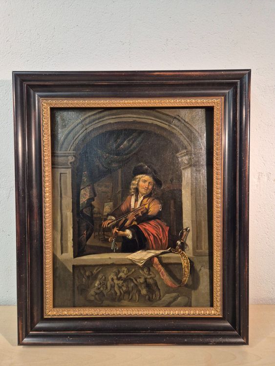 Antikes Ölgemälde Portrait eines Geigers (Ref. 79) (Gebraucht) in Au ZH ...