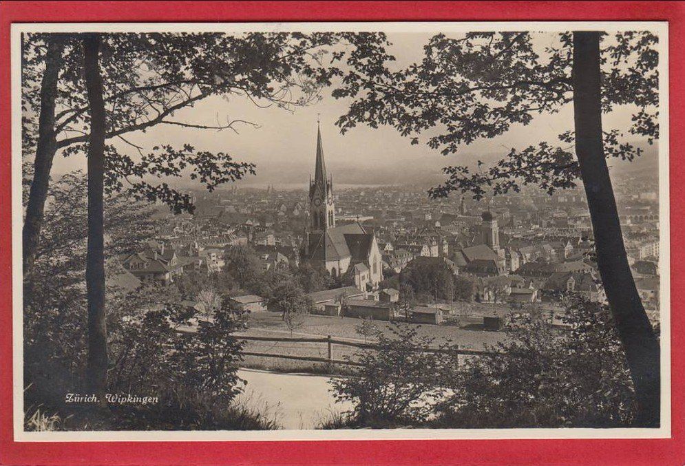 Ansichtskarten: ZÜRICH WIPKINGEN 1932 – Gebraucht aus Grüningen von Kartenlaube