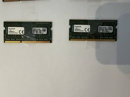 Verkaufe 2x Kingston Laptop RAM Riegel (2GB DDR3L)