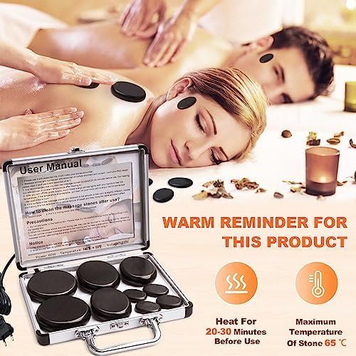 Dispositivi per massaggi: Stone Massage Set 9tlg – Nuovo e nell'imballaggio originale da Hundwil venduto da pak_7zvn 3
