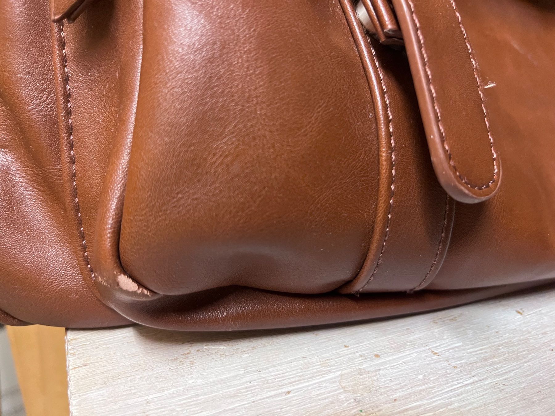 Koffer & Taschen: Braune Businesstasche / Laptoptasche Pier One cognac – Gebraucht aus Hergiswil NW von SLDM 1