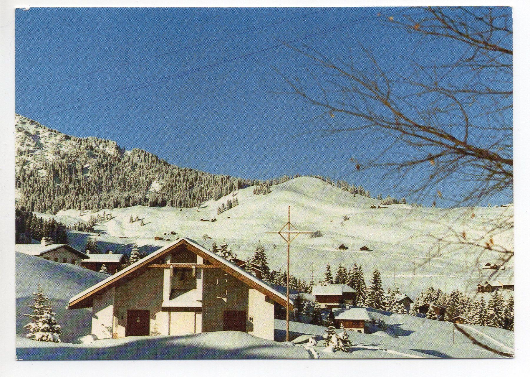 Cartoline postali: DALLENWIL Bergkapelle Wirzweli – Usato da Jona venduto da philajona