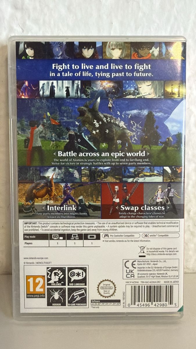 Nintendo Jeux: Xenoblade Chronicles 3 - Nintendo Switch Game – D'occasion à Ehrendingen par bubulence 1