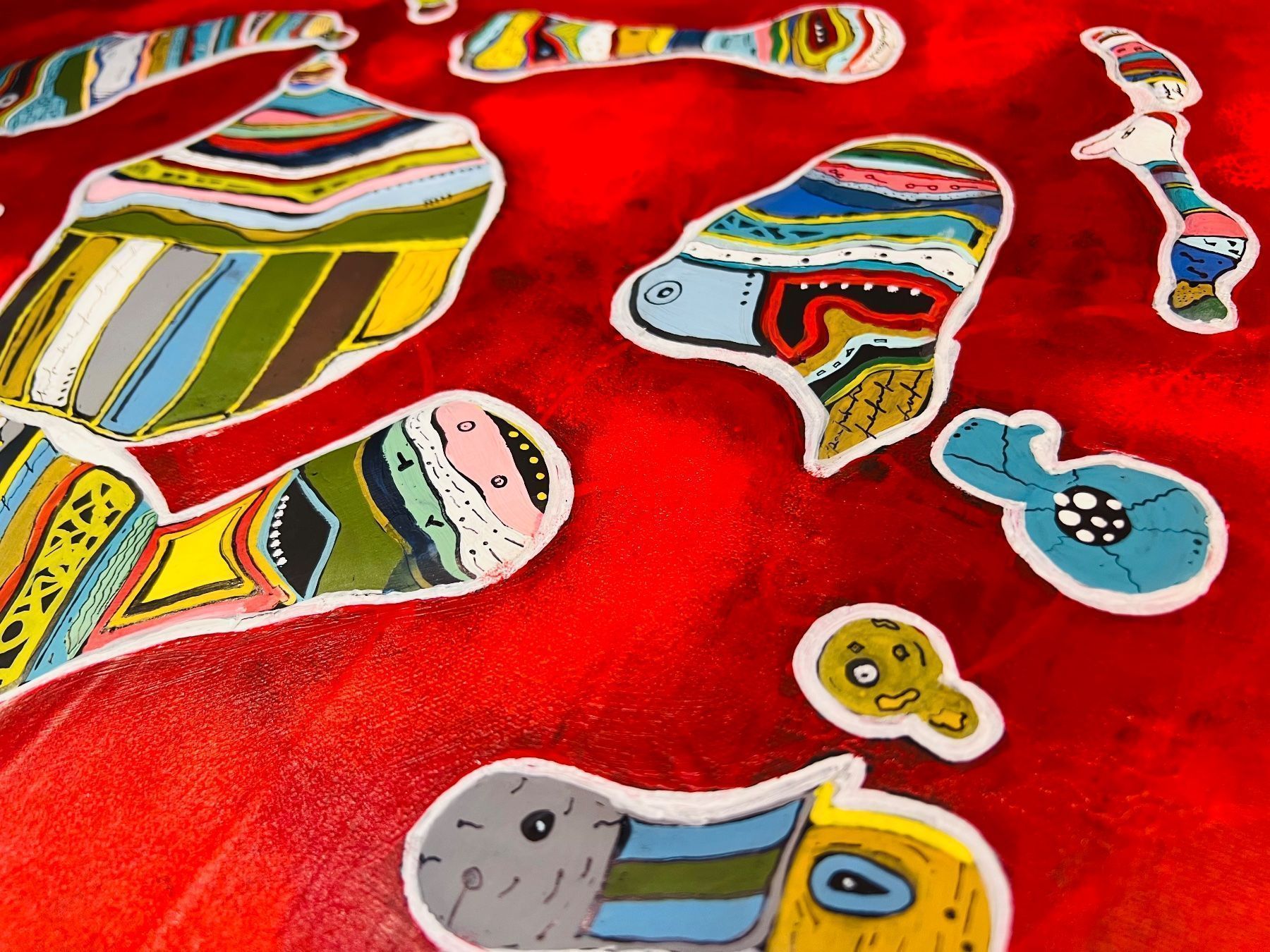 Gemälde: “The Bean  Monsters ” 50x40 cm – Neu und originalverpackt aus Kreuzlingen von eszanza 8