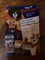 KISS „Custom Made“ Werbe Blechschild „Frosties“! Vintage!