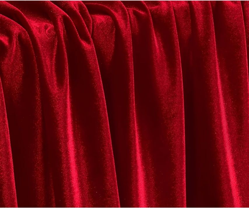 Alle Dekorationen: Tischdecke, Dekostoff aus Polyester Samt Rot 240x155 – Gebraucht aus Zollikon von rundbsurf 1