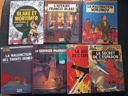 Blake et Mortimer: Lot de 7 albums BD
