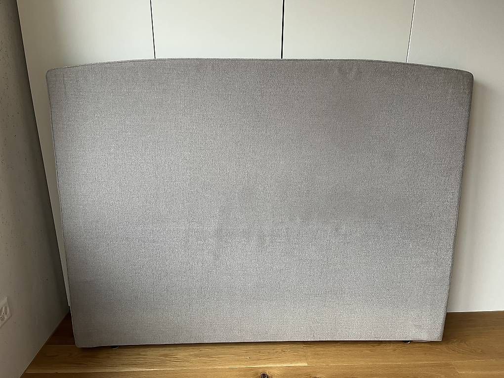 Letti: Tête de lit Epeda en coton gris clair – Usato da Bôle venduto da TT06