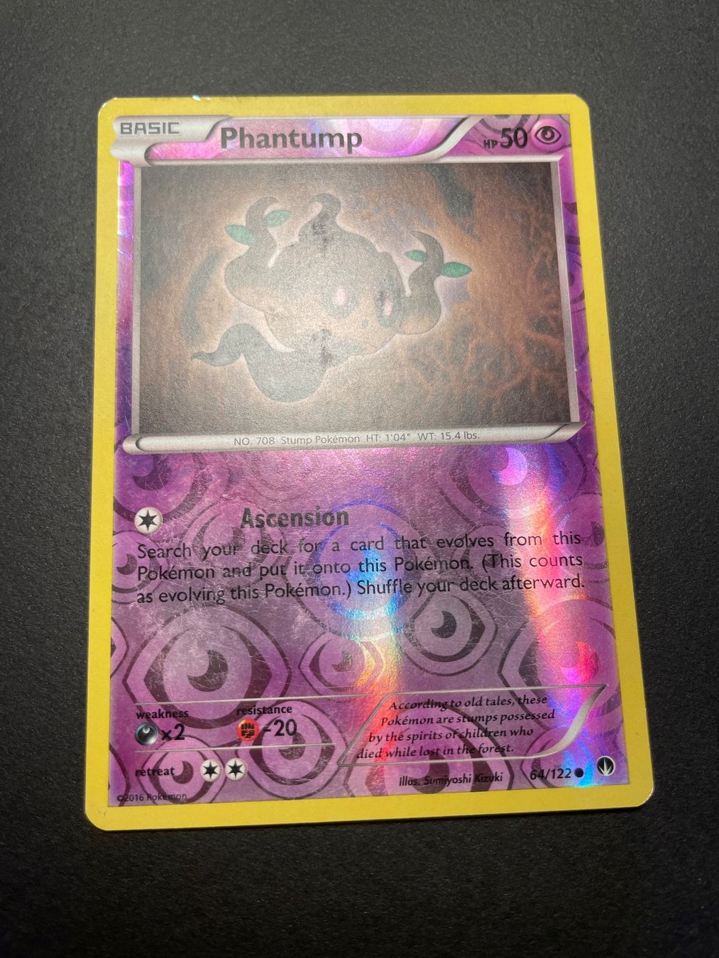 Pokémon Cartes à collectionner: Phantump 64/122 Reverse Holo – D'occasion à Zürich par pokemon_cards