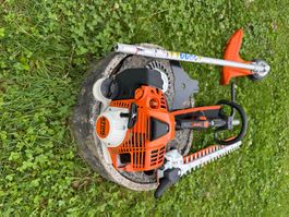 Wie Neuwertige Rasentrimer STIHL KM-94 RC,mit Heckenscherre