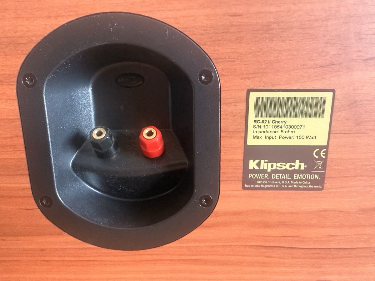 Klipsch Casse acustiche: Klipsch RC-62 II Cherry Center Speaker 8 Ohm – Usato da Safenwil venduto da xmdomi 1