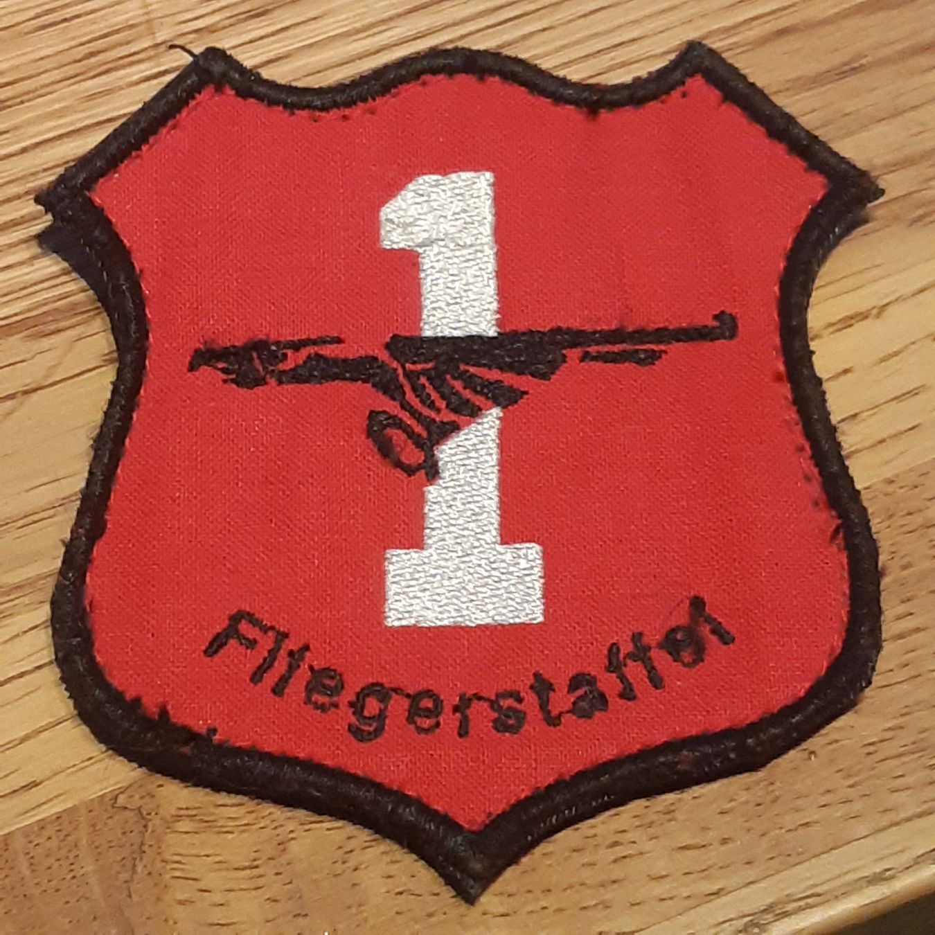 Cartoline postali: Original-Patch Fliegerstaffel 1 Schweizer Luftwaffe – Usato da Giffers venduto da attila07