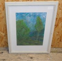 Kunst Tempera Lanschaft Bild abstrakt Bild