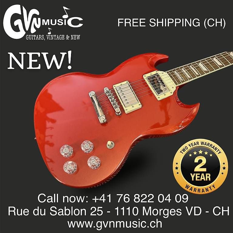 Musikinstrumente: Epiphone SG Muse Scarlet red – Gebraucht aus Morges von GvnMusic