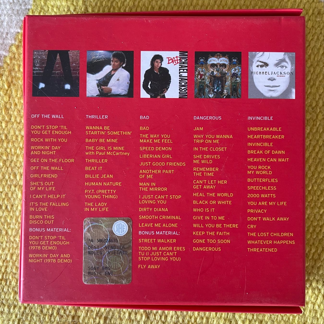 CDs: MICHAEL JACKSON-5CD BOX THE COLLECTION – Gebraucht aus Rorschacherberg von CD-Roli 1