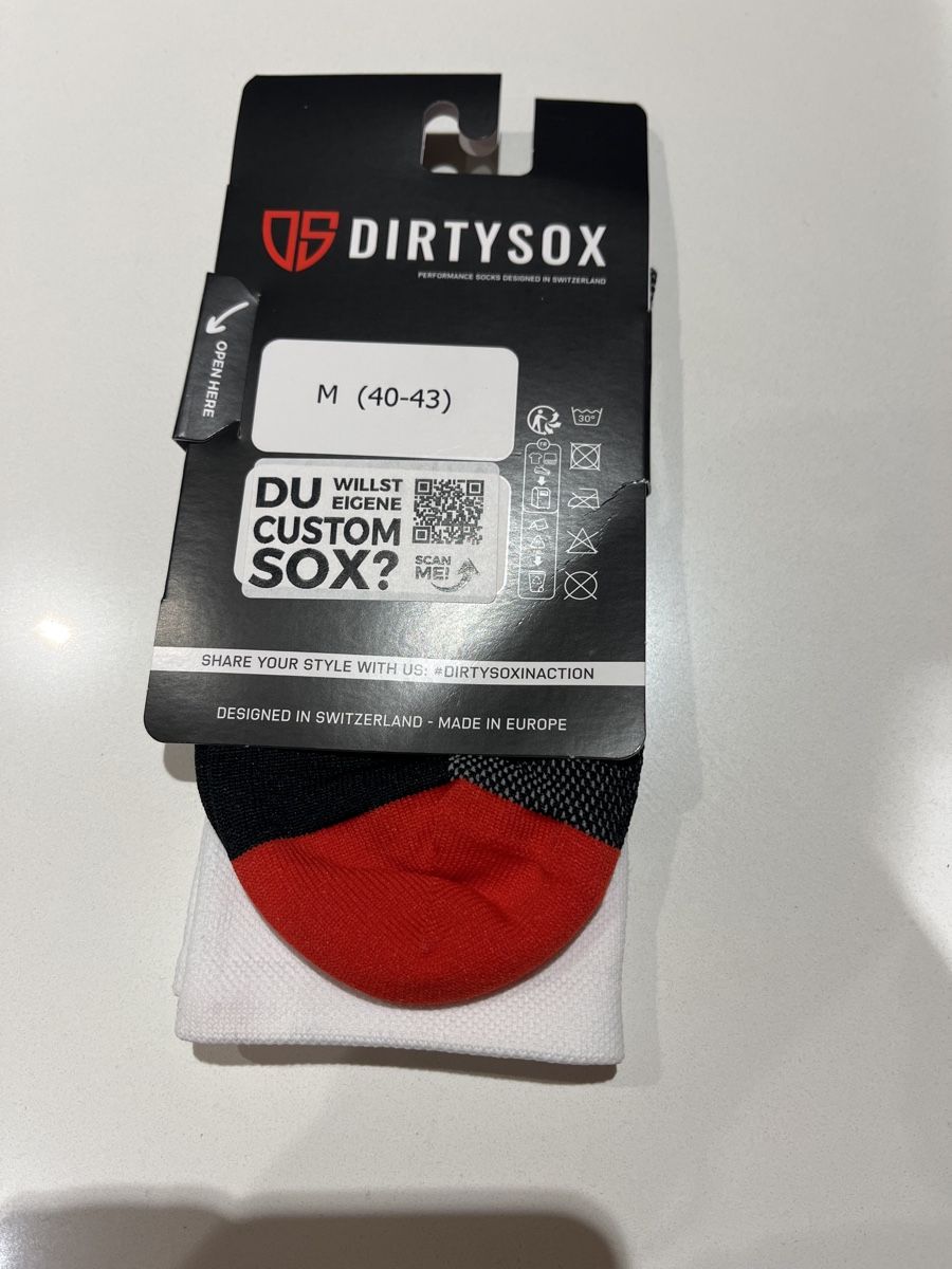 Calze: Dirtysox - Rennvelosocken Gr 40-43 – Nuovo e nell'imballaggio originale da Küssnacht am Rigi venduto da Duke321 1