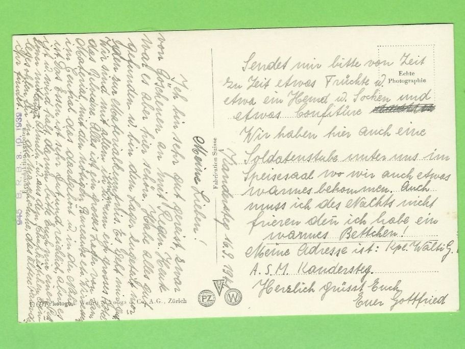 Cartoline postali: Kandersteg mit Blümlisalp – Usato da Zürich venduto da t24_de 1