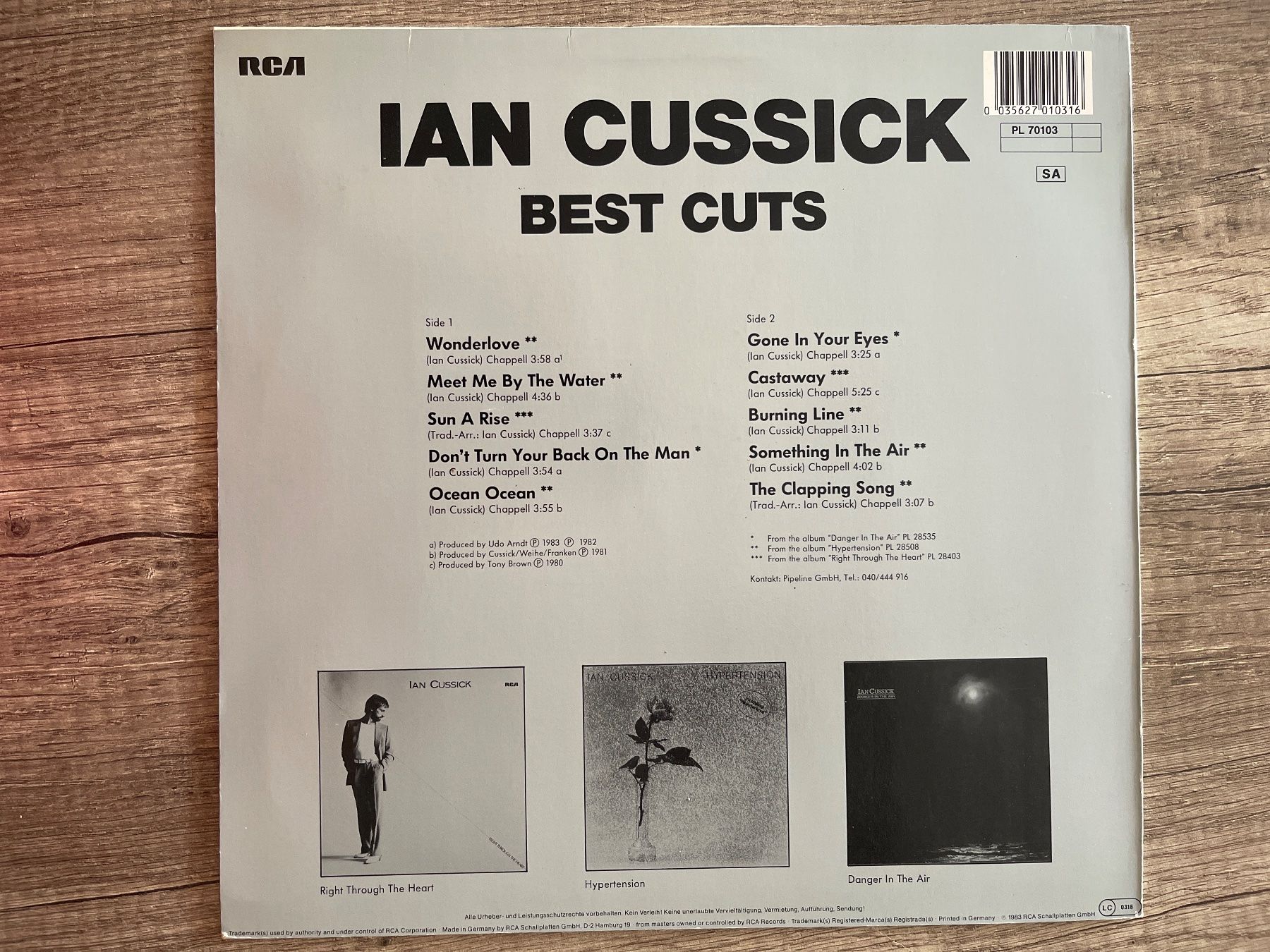 Dischi in vinile: A465/Ian Cussick - Best Cuts – Usato da Frutigen venduto da Philippe_jsp 1