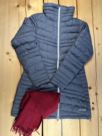 Marmot Steppjacke / Steppmantel - Gr. S +gratis Wollschal