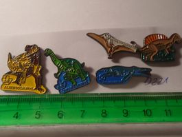 5 ver Dino Saurier Pins (D221)