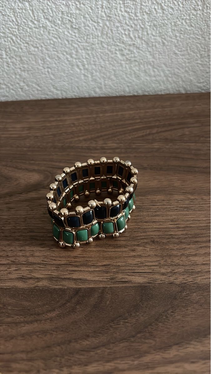 Bracciali & Braccialetti: Bracelet vintage double tons vert et bleu – Usato da Prilly venduto da hei_5q56
