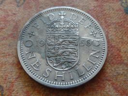 ROYAUME-UNI  1 Shilling  1956