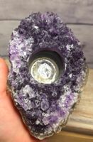 Amethyst Teelicht Halter B 688g