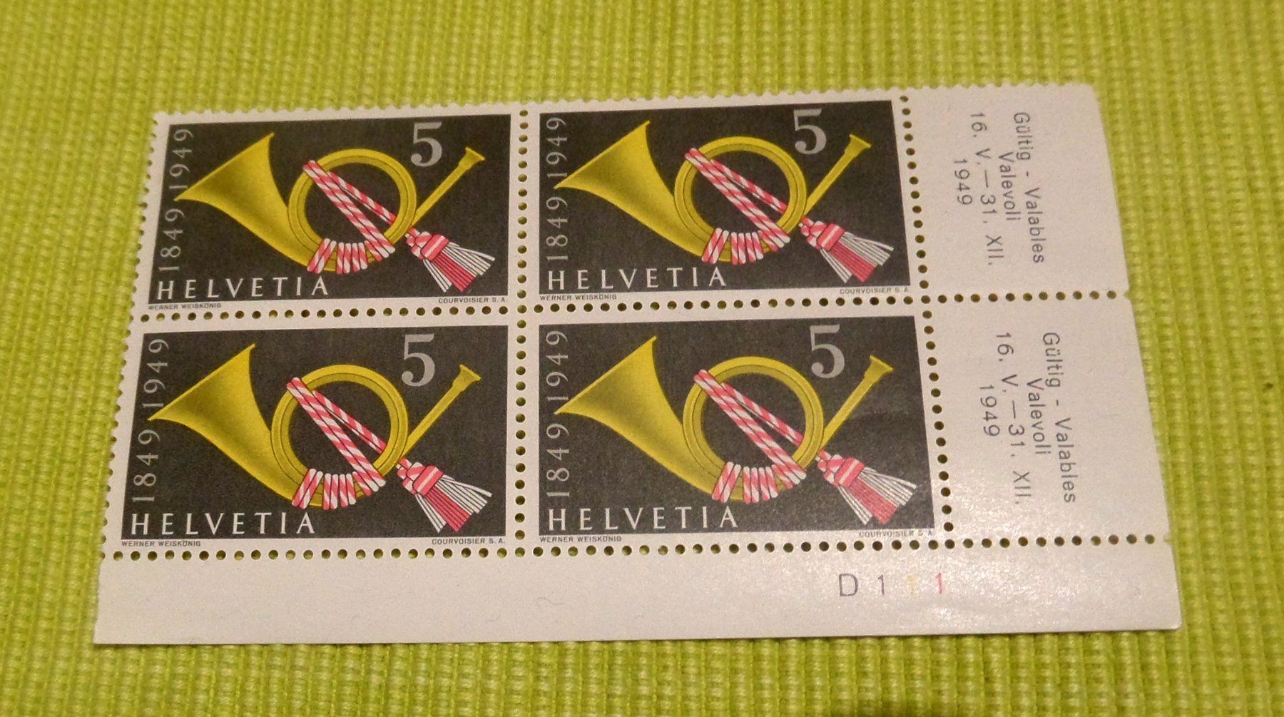 Tutti i francobolli: Alte SCHWEIZER Marken 3X IV er Blöcke  postfrisch ** – Usato da Glis venduto da MYS-Wallis2020 4