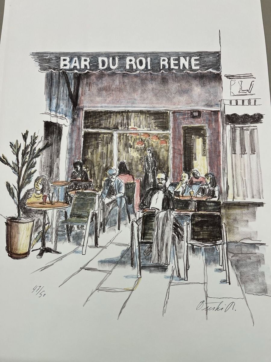 Grafica & Litografie: RENÉ BÜRKI LITHOGRAPHIE SIGNIERT NUMMERIERT – Usato da Gersau venduto da kunst-online