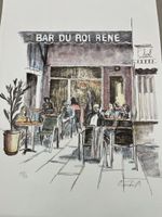 RENÉ BÜRKI LITHOGRAPHIE SIGNIERT NUMMERIERT