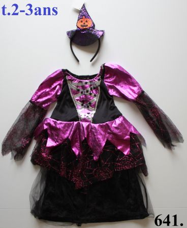 Costume sorcière / Hexe t. 2 - 3 ans