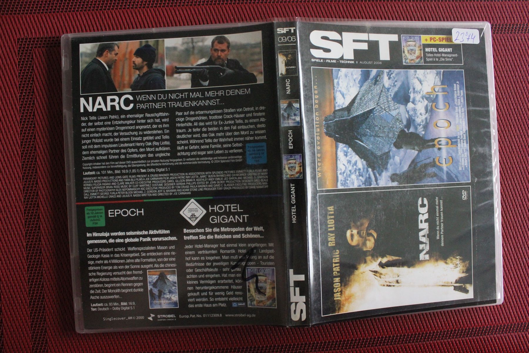 Tutti i DVDs: SFT 09/2006 DVD(2374) – Usato da Geroldswil venduto da Schlumpfine1973