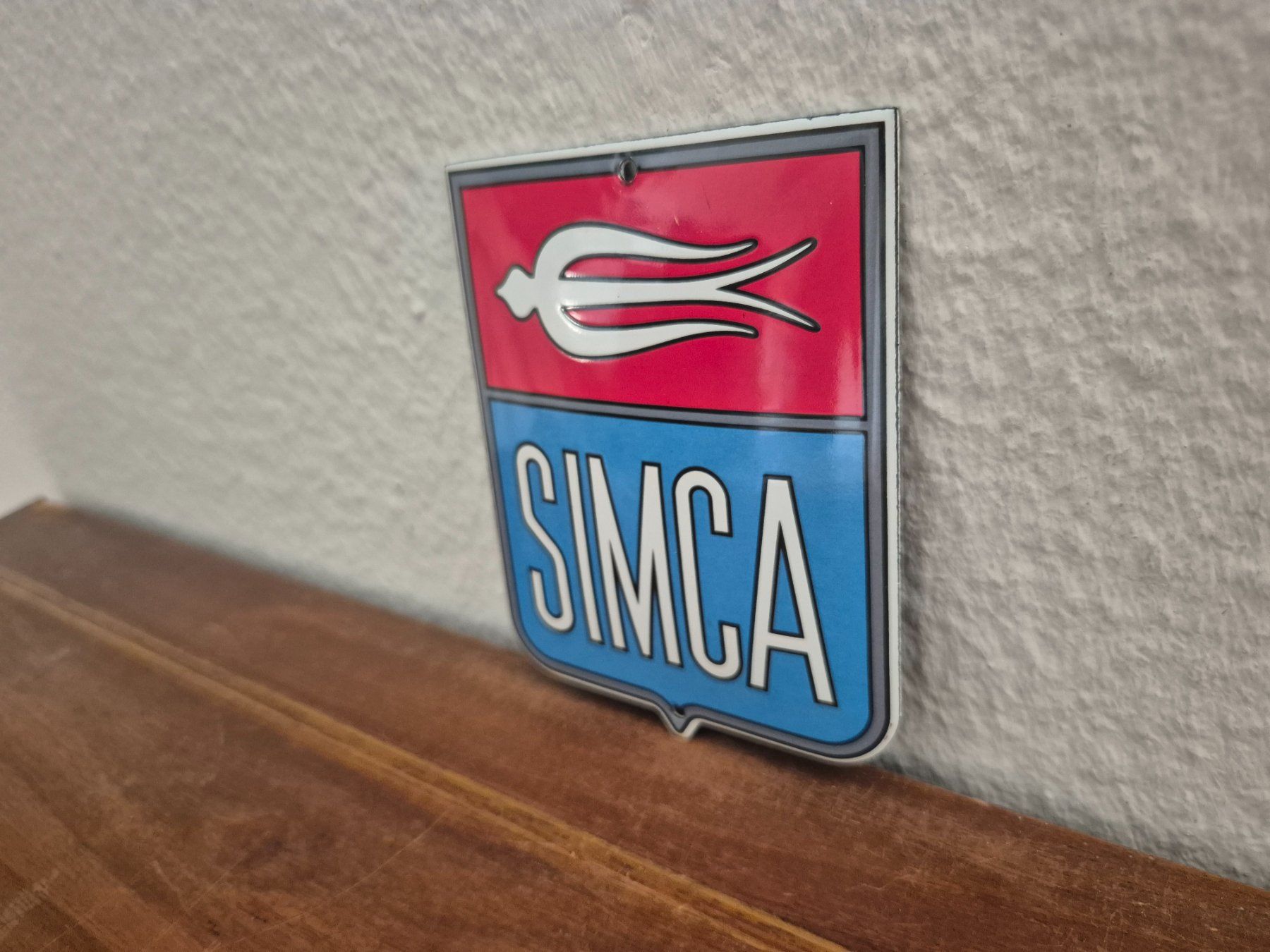 Simca Insegne: Emailschild Simca Auto Oldtimer Werkstatt Emaille Schild – Nuovo (secondo la descrizione) da Schaffhausen venduto da pfanis09 3